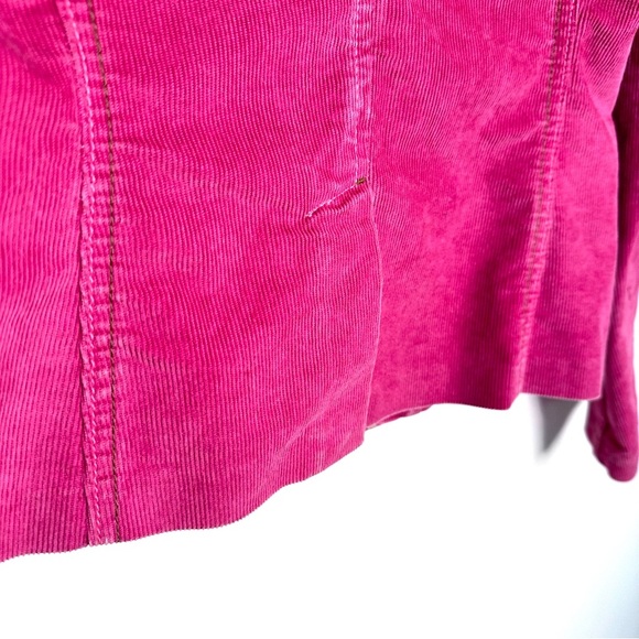 Gap | Stretch Pink 2 Button Corduroy Blazer Y2K Size 2 - Picture 7 of 11